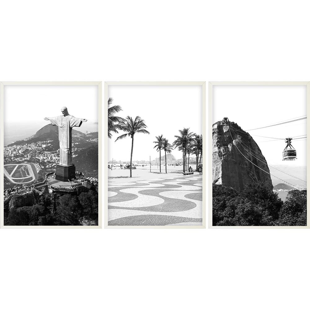Kit Quadros Decorativos Rio de Janeiro PB